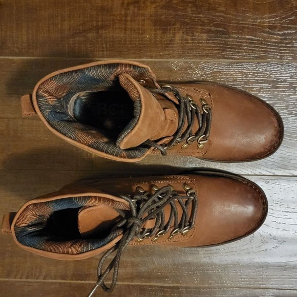 NEW Born Codi Boots Womens 6 Lace Up Brown Leather Waterproof Retail $160 - Picture 2 of 8